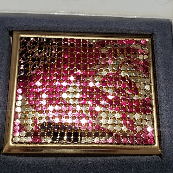 Whiting Davis Mesh Vintage Compact Mirror